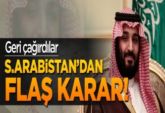 Suudi Arabistan, Berlin Büyükelçisini geri çağırma kararı aldı