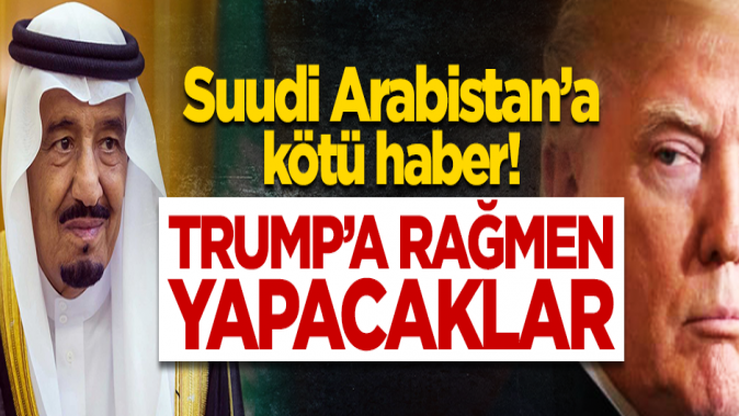 Suudi Arabistana şok! Trumpa rağmen silah satışını yasaklayacaklar