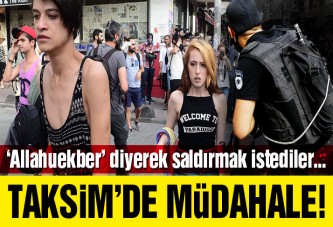 Taksim’de LGBTİ yürüyüşüne polis müdahalesi