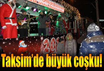 Taksim'de yılbaşı coşkusu