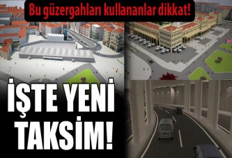 Taksim'e kazma vuruldu!