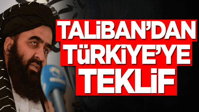 Talibandan Türkiyeye açık teklif