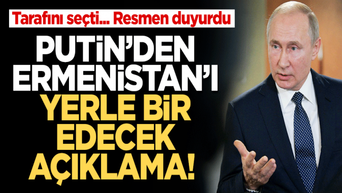 Tarafını seçti... Putinden Ermenistanı yerle bir edecek açıklama!