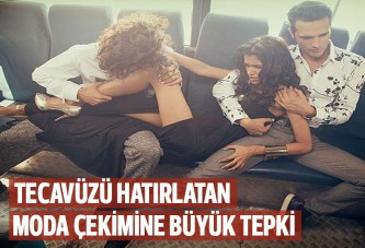 Tecavüzü hatırlatan fotoğraflara büyük tepki