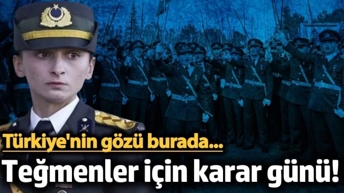 Teğmenlerde karar günü! Türkiyenin gözü burada...