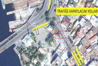 Tersane Caddesi trafiğe kapatıldı