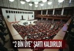 "2 Bin Üye" Şartı Kaldırıldı