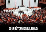 2015 bütçesi kabul edildi