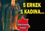 5 erkek 1 kadına...