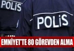 80 Polisin görev yeri değişti