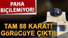 88 karatlık elmas görücüye çıktı! Paha biçilemiyor