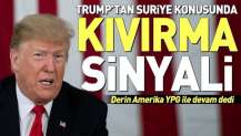 ABD Başkanı Donald Trump'tan Suriye'den çekilme süreci ile ilgili önemli açıklama.