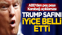 ABD'den peş peşe Karabağ açıklaması! Trump safını iyice belli etti