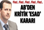 AB'den Esad'a büyük şok