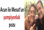 Acun ile Mesut Özil'in şampiyonluk kutlaması