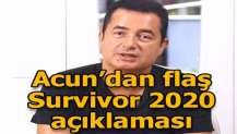 Acun Ilıcalı'dan flaş Survivor 2020 açıklaması