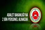 Adalet Bakanlığına 2 Bin Personel Alınacak