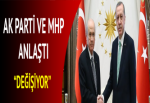 AK Parti ile MHP iç tüzük değişikliklerinde anlaştı