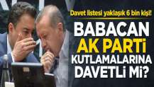 Ak Parti yıldönümünü kutlamaya hazırlanıyor! Babacan davetli mi?