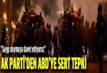 AK Parti'den ABD'ye sert tepki