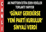 AK Parti'den istifa eden 3 bağımsız vekil açıklama yapıyor (CANLI)