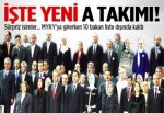 AK Parti'nin yeni A takımı