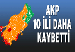 AKP 10 ili daha kaybetti