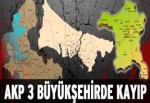 AKP 3 büyükşehirde çöktü!