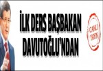 AKSEM'de ilk ders Başbakan Davutoğlu'ndan (CANLI)