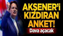 Akşener'i kızdıran anket! Dava açacak