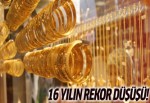 Altında rekor düşüş!