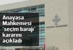 Anayasa Mahkemesi 'baraj' başvurusunu reddetti