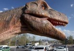 Ankara'da robotun yerine dinozor