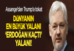 Assange’dan Trump’a tokat