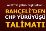 Bahçeli'den yürüyüş talimatı