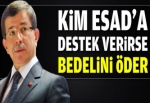 Bakan Davutoğlu'ndan sert açıklama