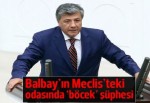 Balbay'ın Meclis'teki odasında dinleme cihazı şüphesi