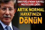 Başbakan Ahmet Davutoğlu, Türkiye'deki Suriyeli sığınmacıların temsilcilerini kabul etti