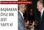 Başbakan öyle bir jest yaptı ki