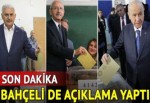 Başbakan Yıldırım, Kılıçdaroğlu ve Bahçeli oylarını kullandı