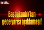 Başbakanlık'tan flaş açıklama