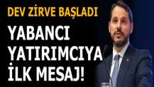 Berat Albayrak ve yabancı yatırımcılar arasındaki zirve başladı