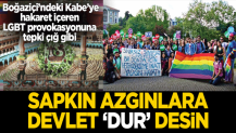 Boğaziçi’ndeki Kabe’ye hakaret içeren LGBT provokasyonuna tepki çığ gibi