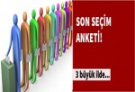 Büyükşehirlerde son seçim anketi