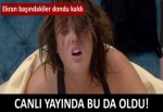 Canlı yayında bu da oldu