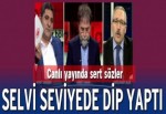 Canlı yayında sert atışma