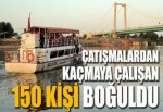 Çatışmalardan kaçmaya çalışan 150 kişi boğuldu