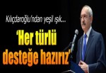 CHP Lideri Kemal Kılıçdaroğlu: Teröre karşı desteğe hazırız