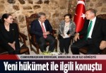 Cumhurbaşkanı Erdoğan'dan hükümet açıklaması