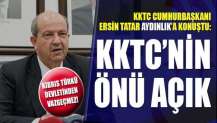 Cumhurbaşkanı Ersin Tatar, Cenevre sonrası :KKTC'nin önü açık